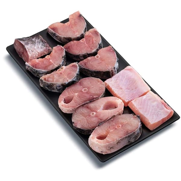 Katla Medium-No Head (Gada + peti Piece)(1.5kg-2.5kg)( 6 -7 pcs per 500g )