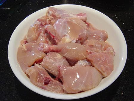 Chicken curry cut (poultry) medium 